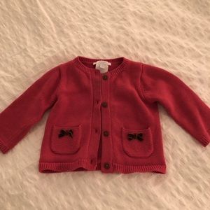 Jacadi Baby Girl Cardigan - pink 6 month